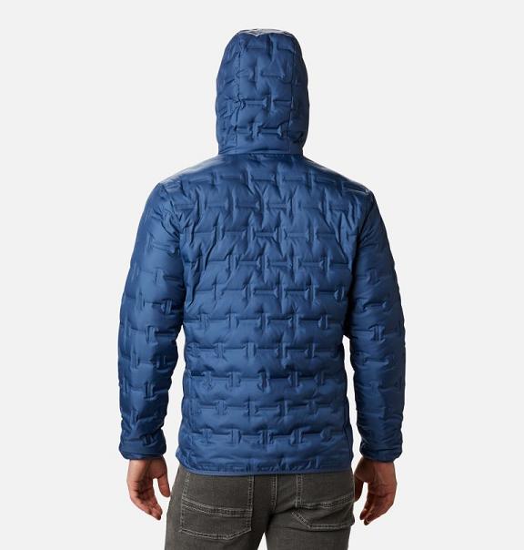 Columbia Delta Ridge Down Jacket Blue For Men's NZ63481 New Zealand